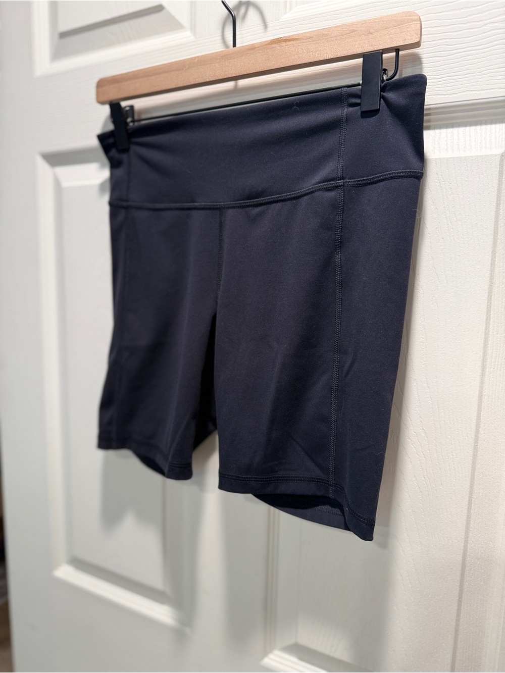 All In Motion Black High Rise Bike Shorts Size M Athletic Yoga Activewear - Picture 4 of 8